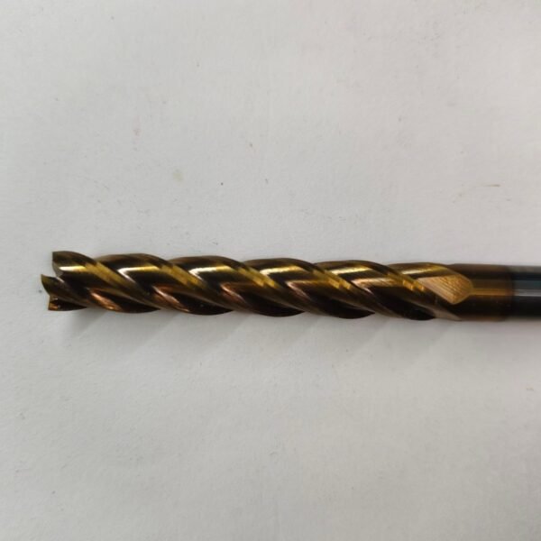 End Mill 8x150mm 4Flute With Coating Extra Length