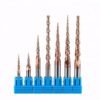 2mm Taper Bit 8x75 Extra length Solid Carbide Ballnose 1piece